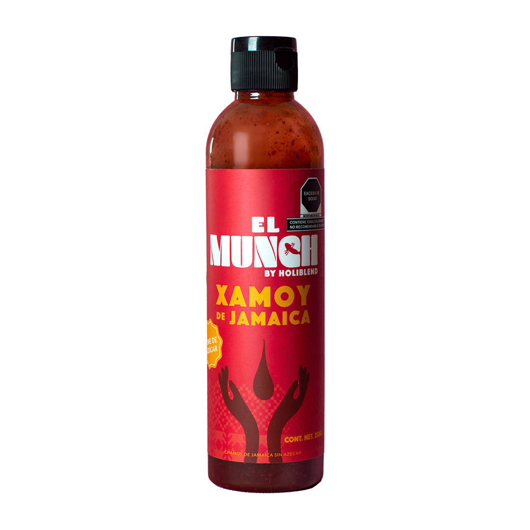 Salsa Chamoy Sin Azúcar Holiblend Xamoy de Jamaica 0% NON GMO 250 gr